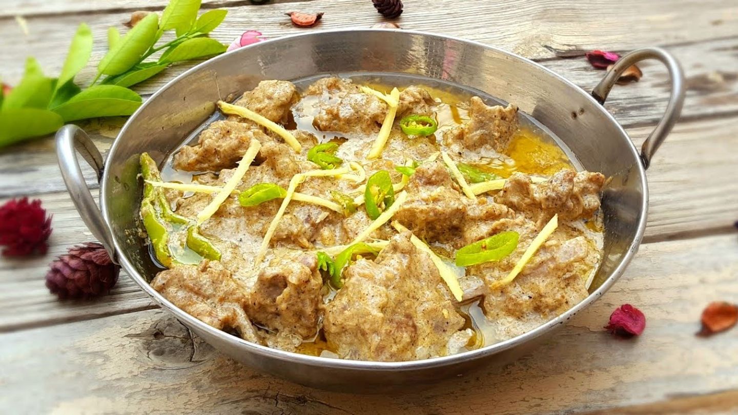Mutton White Karahi Half