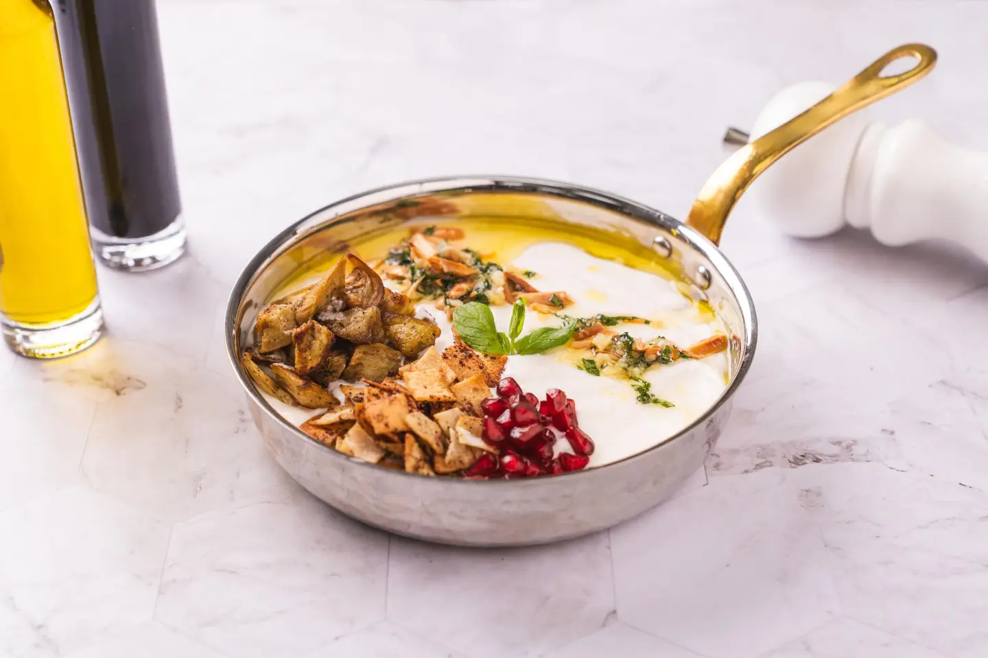 Eggplant Fatteh