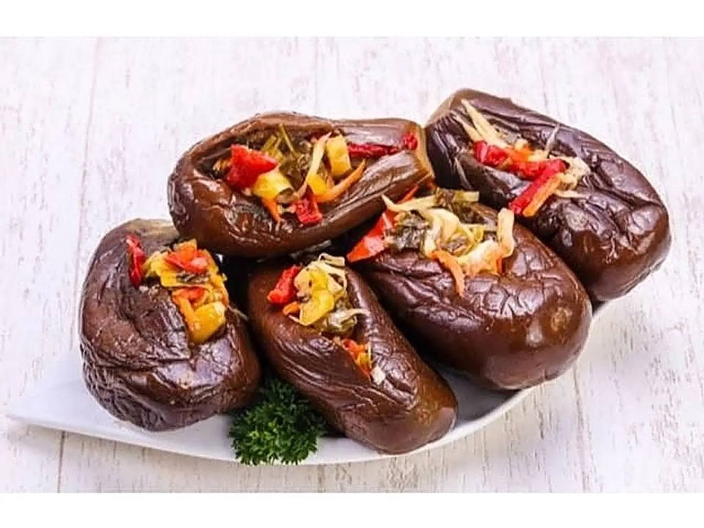 صحن باذنجان مخلل