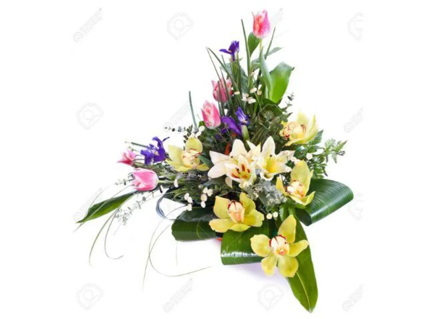 سلة ورد طبيعي 25