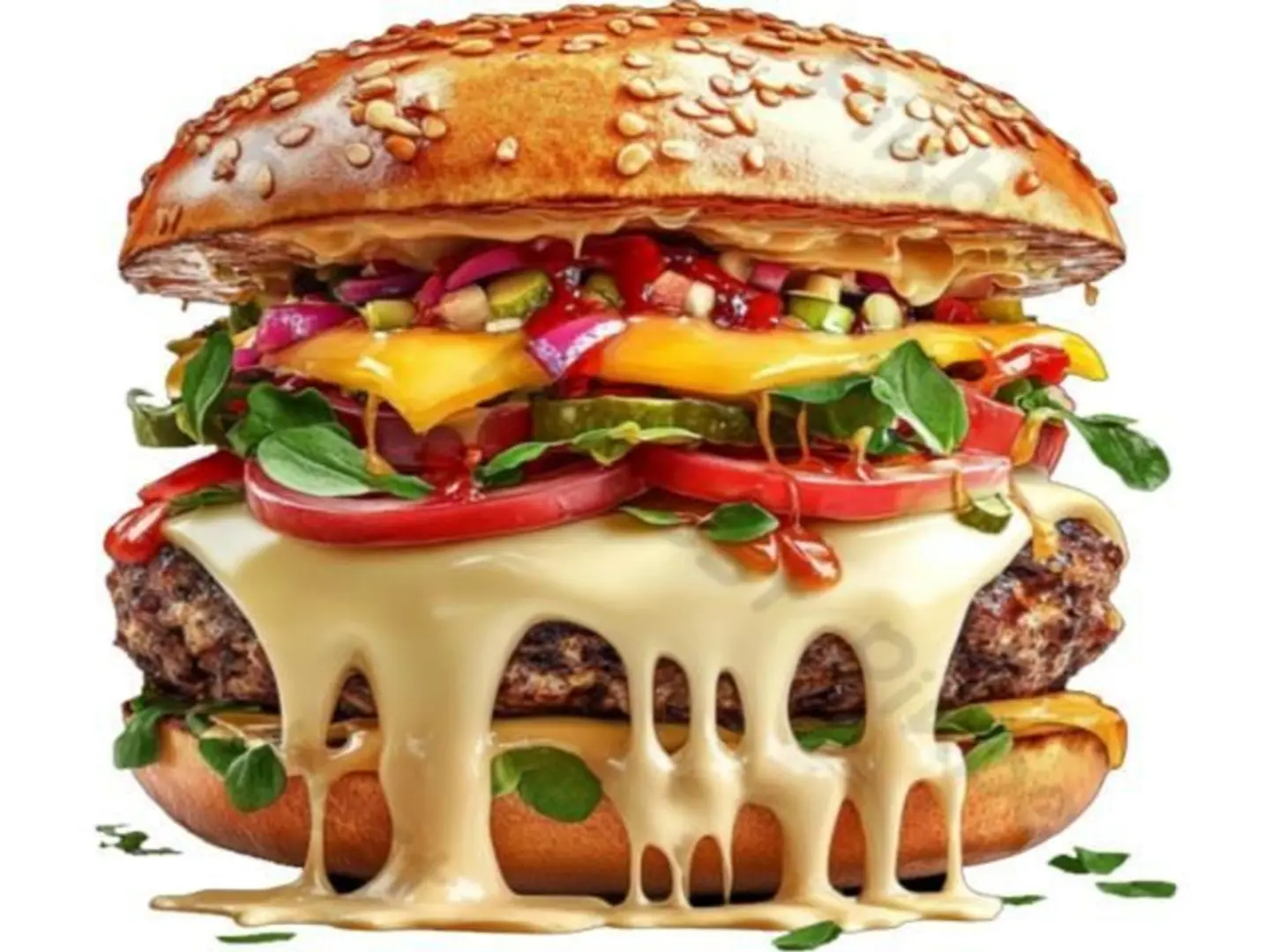 Beef Burger With Cheese