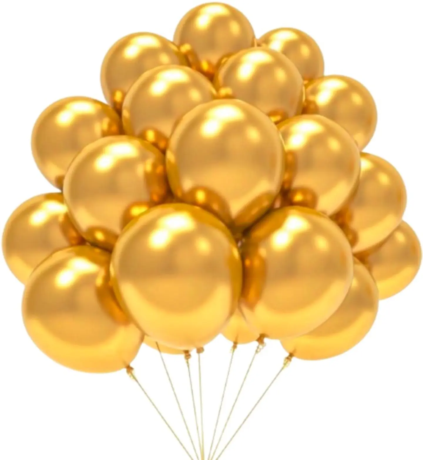Gold Helium Balloon