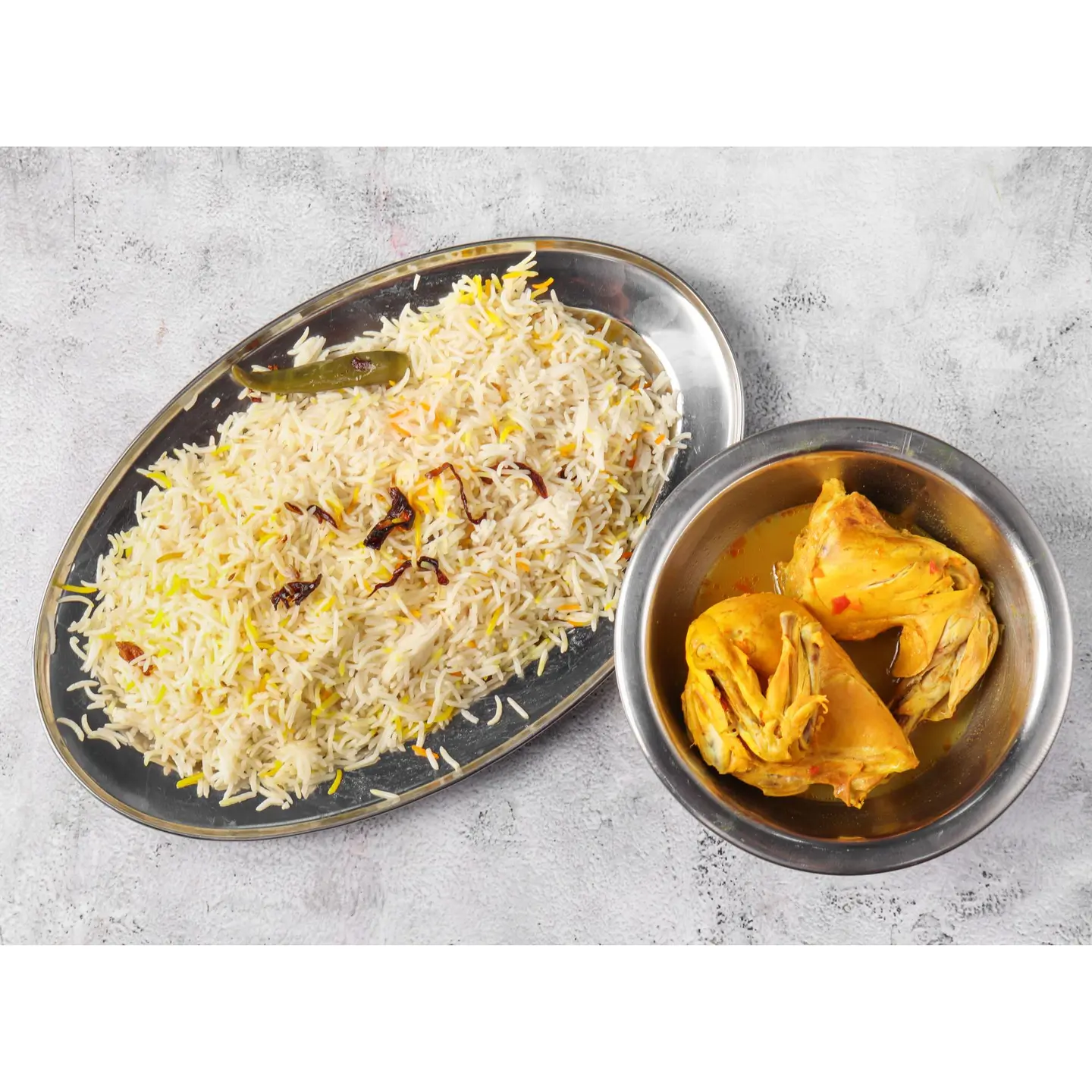 حبة دجاج مسلوق مع الارز