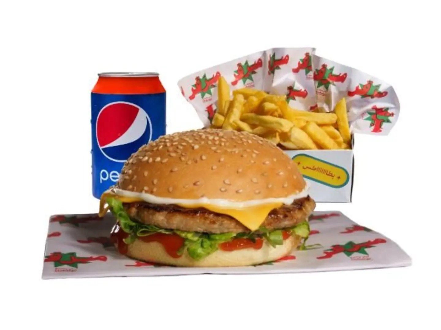 برجر دجاج مشوي سنقل وجبه