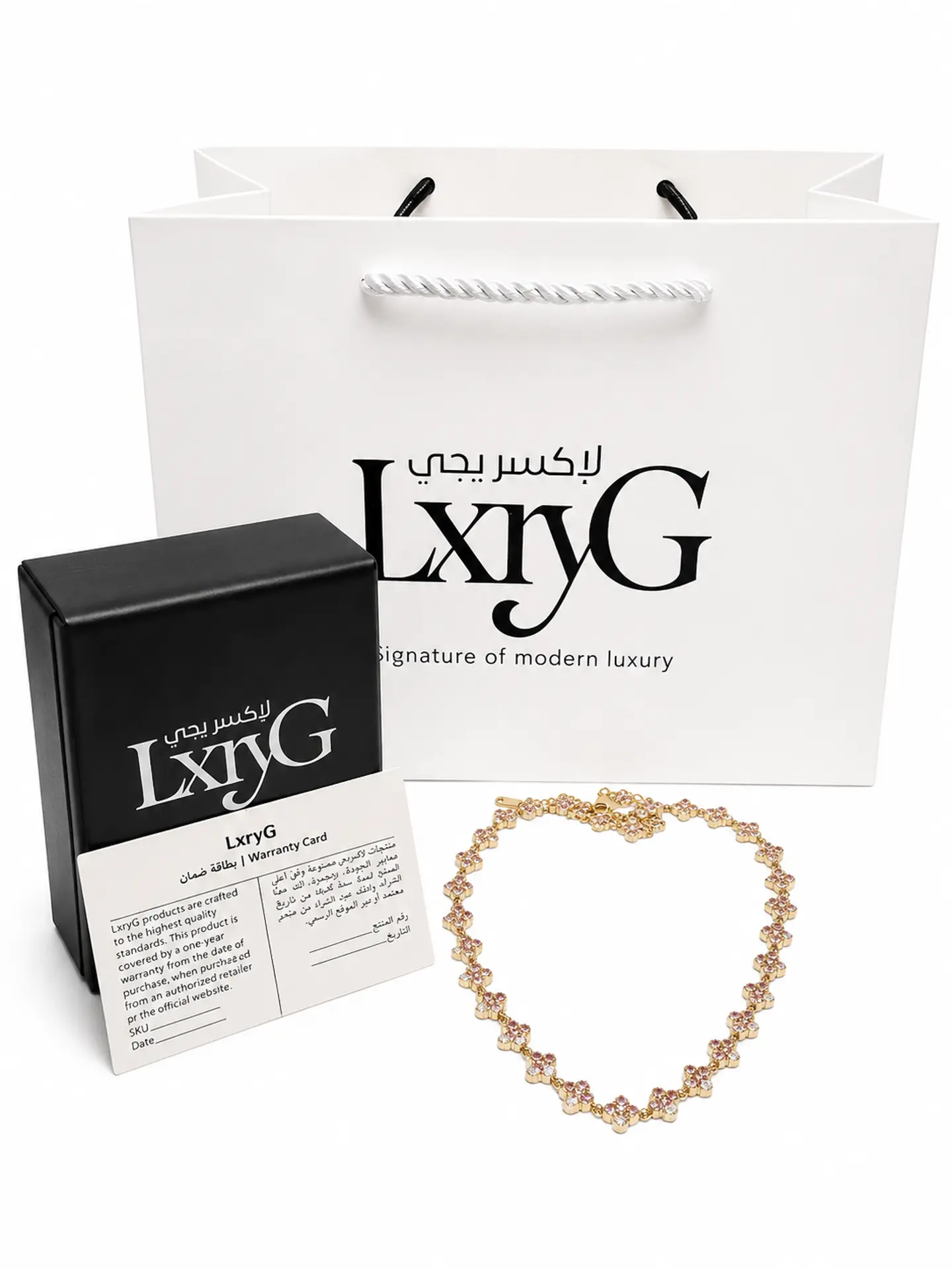 Lxry G Viola Necklace Lx007