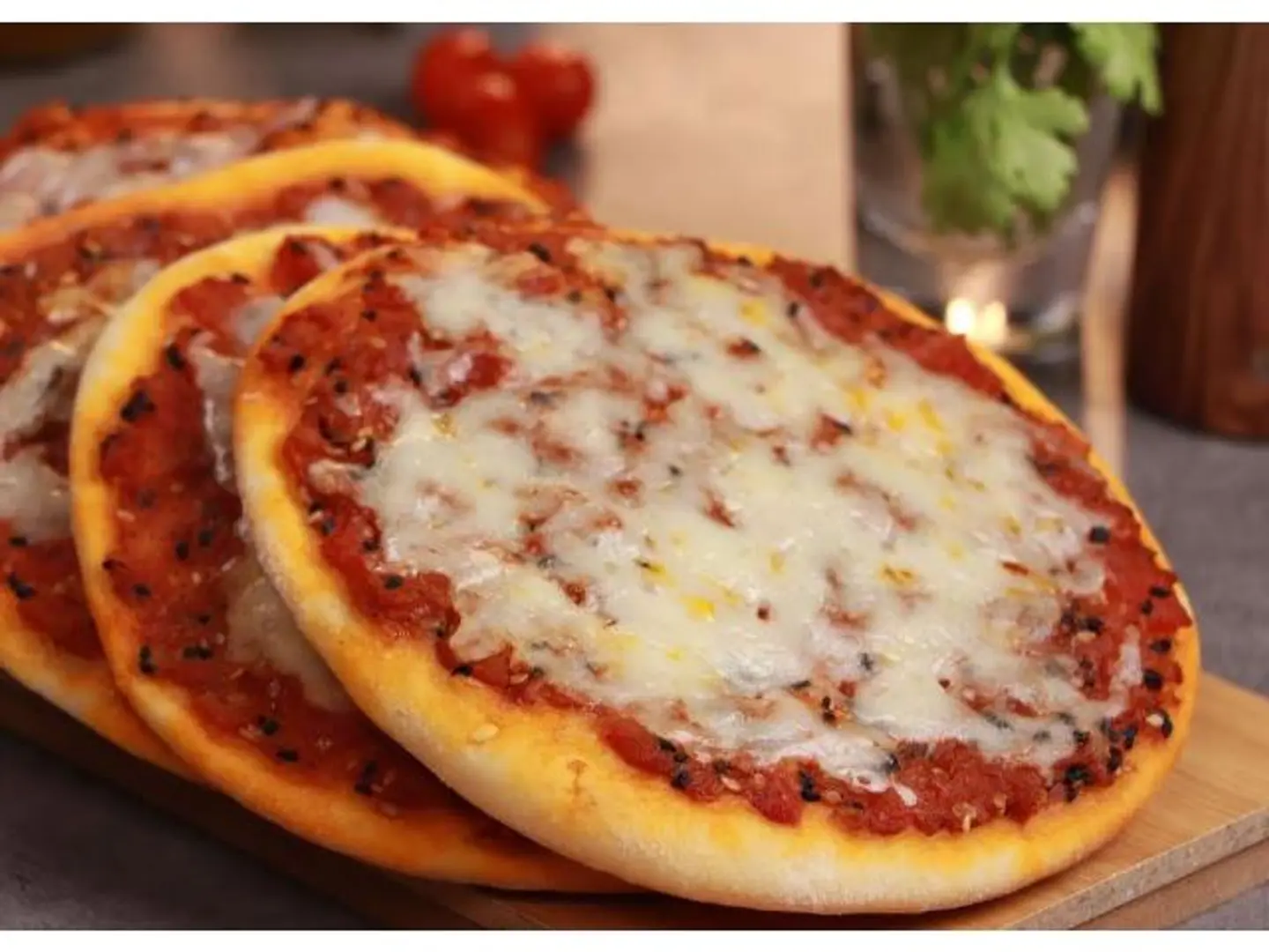 Muhammara And Mozzarella Manakish
