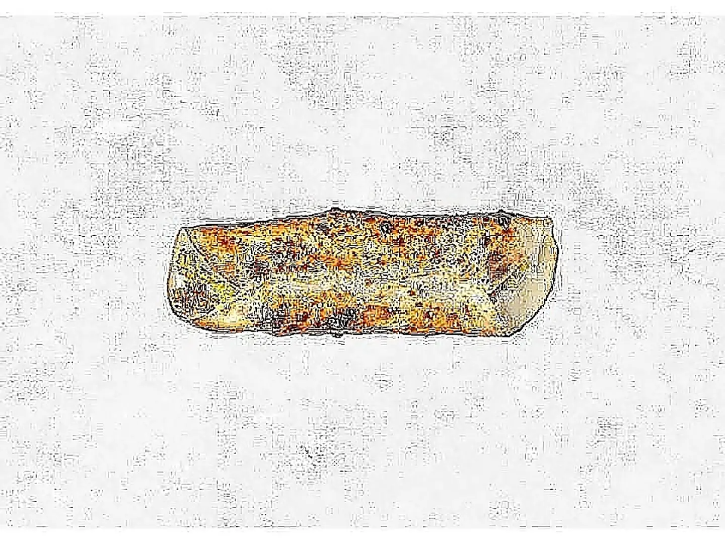 فطيرة لبنة وفلافل