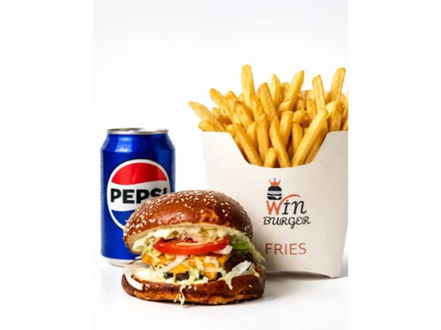 Win Beef Burger Meal