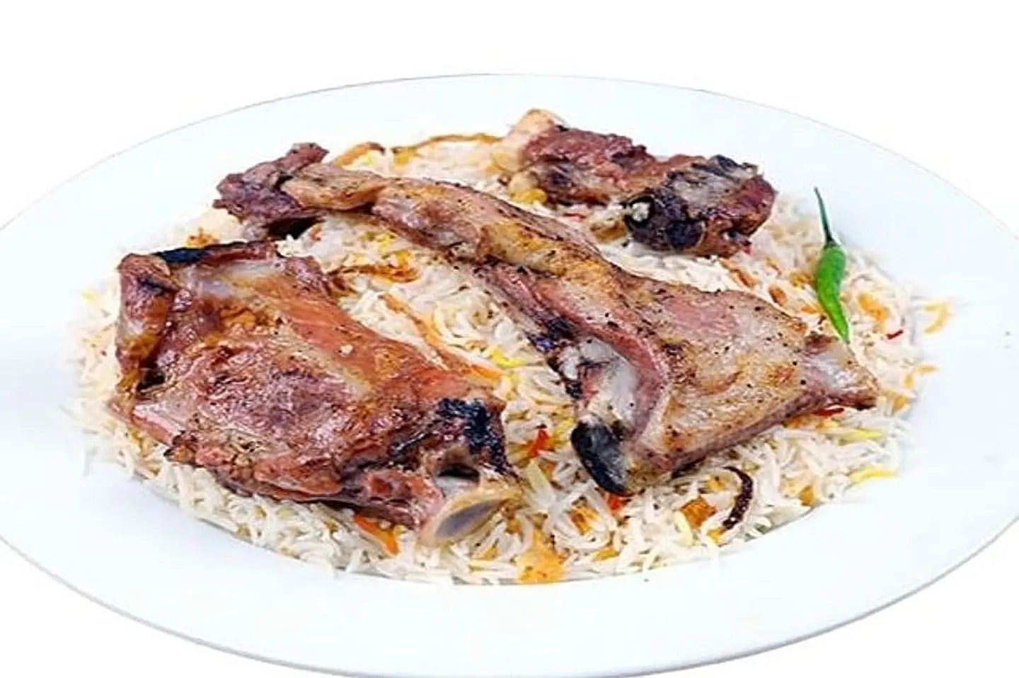 ربع تيس لحم مظبي علي الحجر