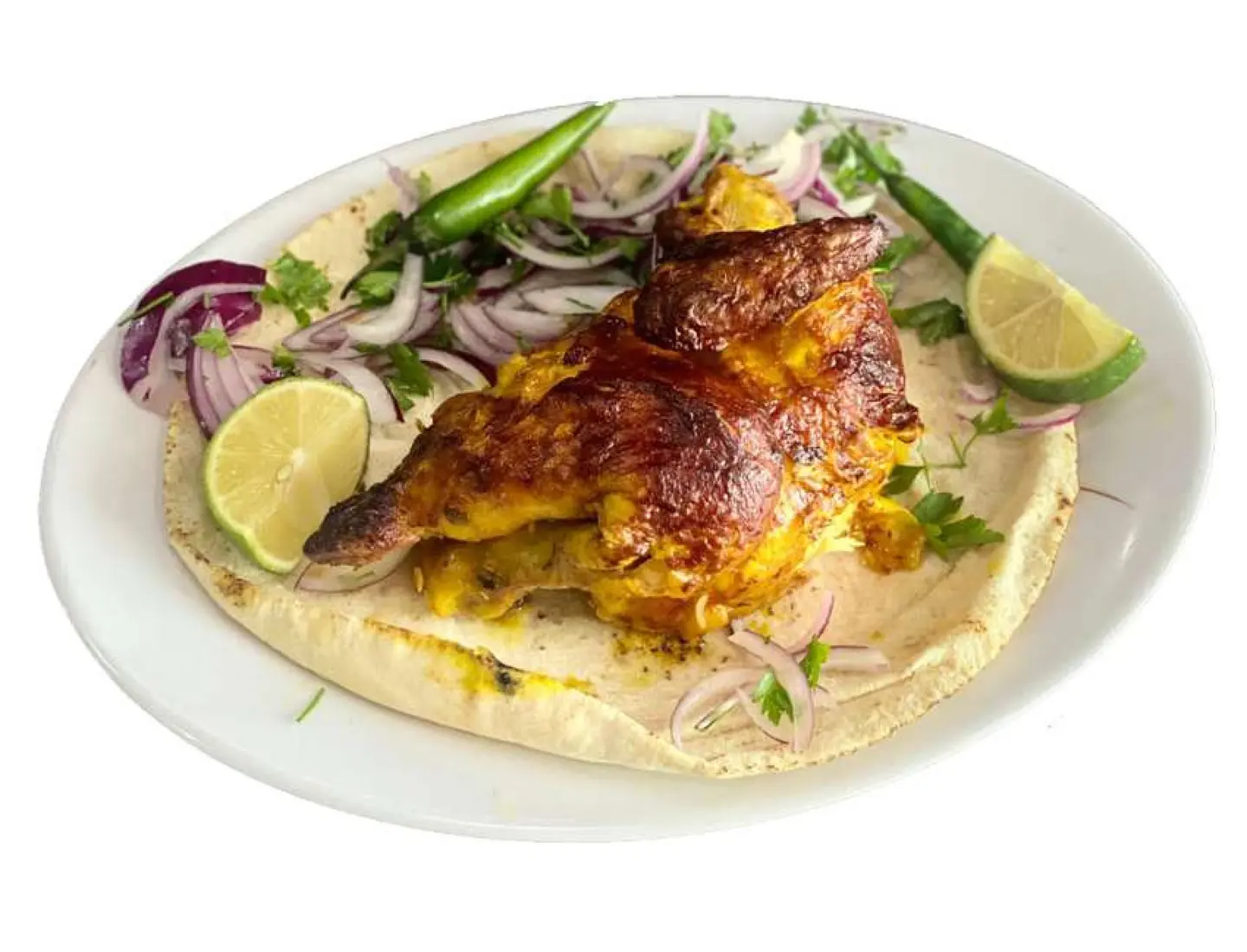 Half A Piece Of Plain Grilled Chicken