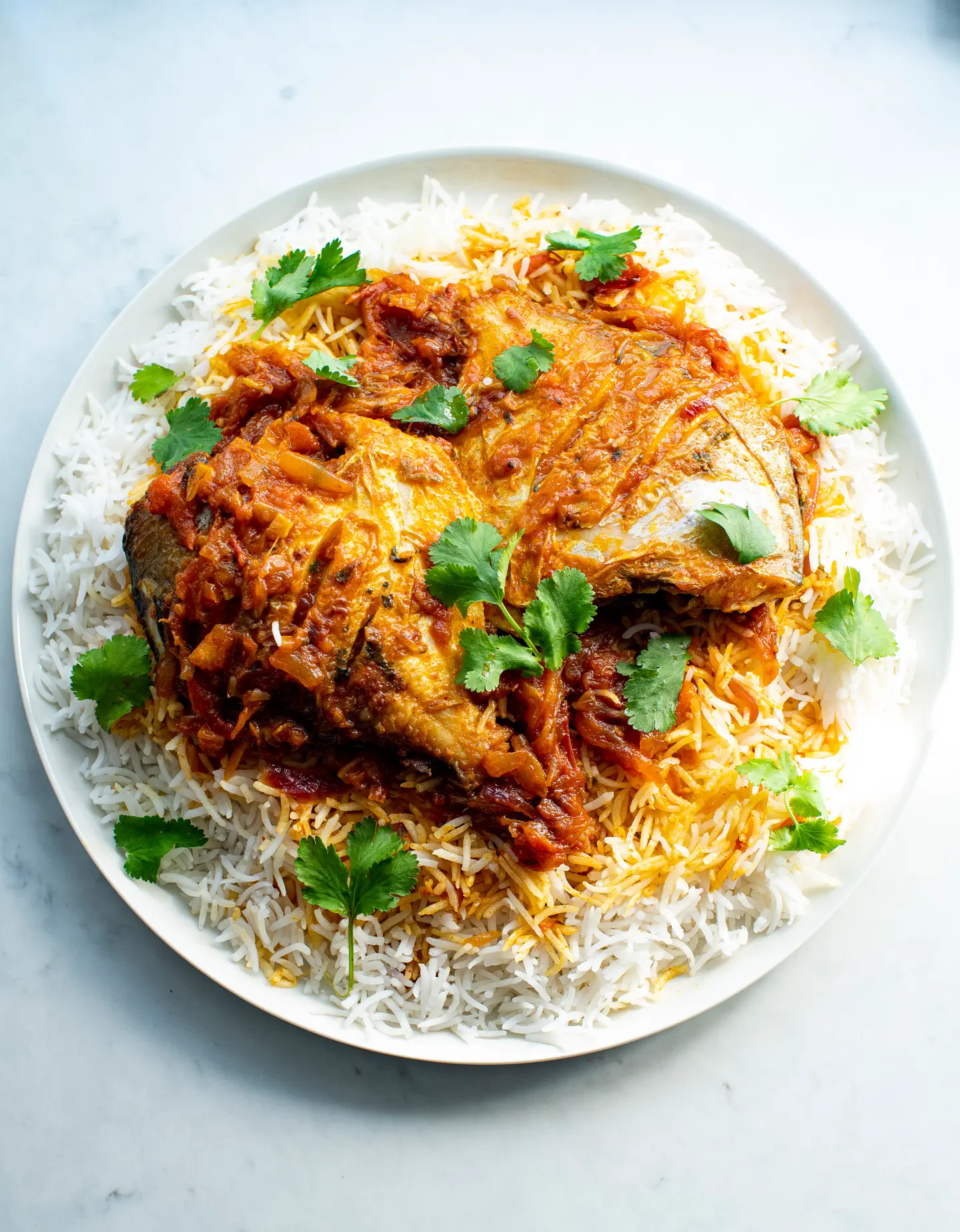برياني سمك