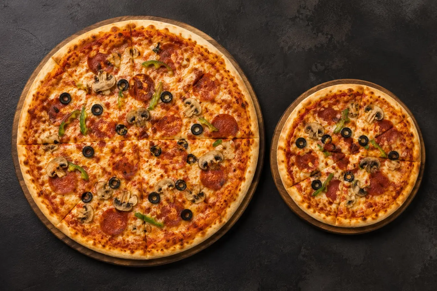 Large Pizza + Small Pizza Of Your Choice