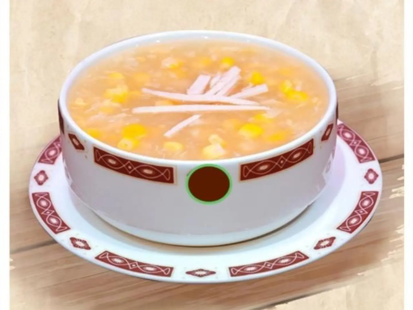 شوربة الدجاج بالذرة