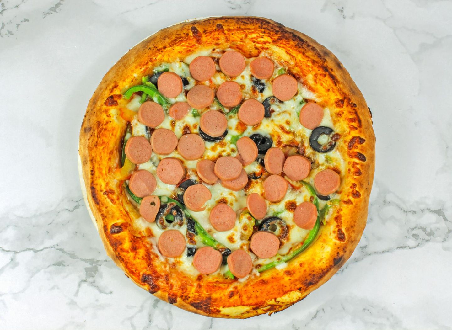Hot Dog Pizza