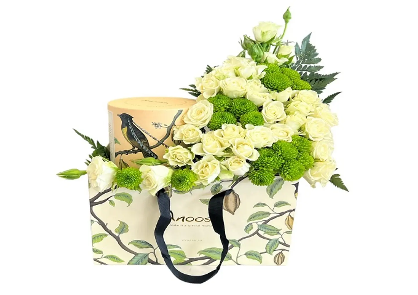 Anoosh Chocolate With Natural Flower Arrangement
