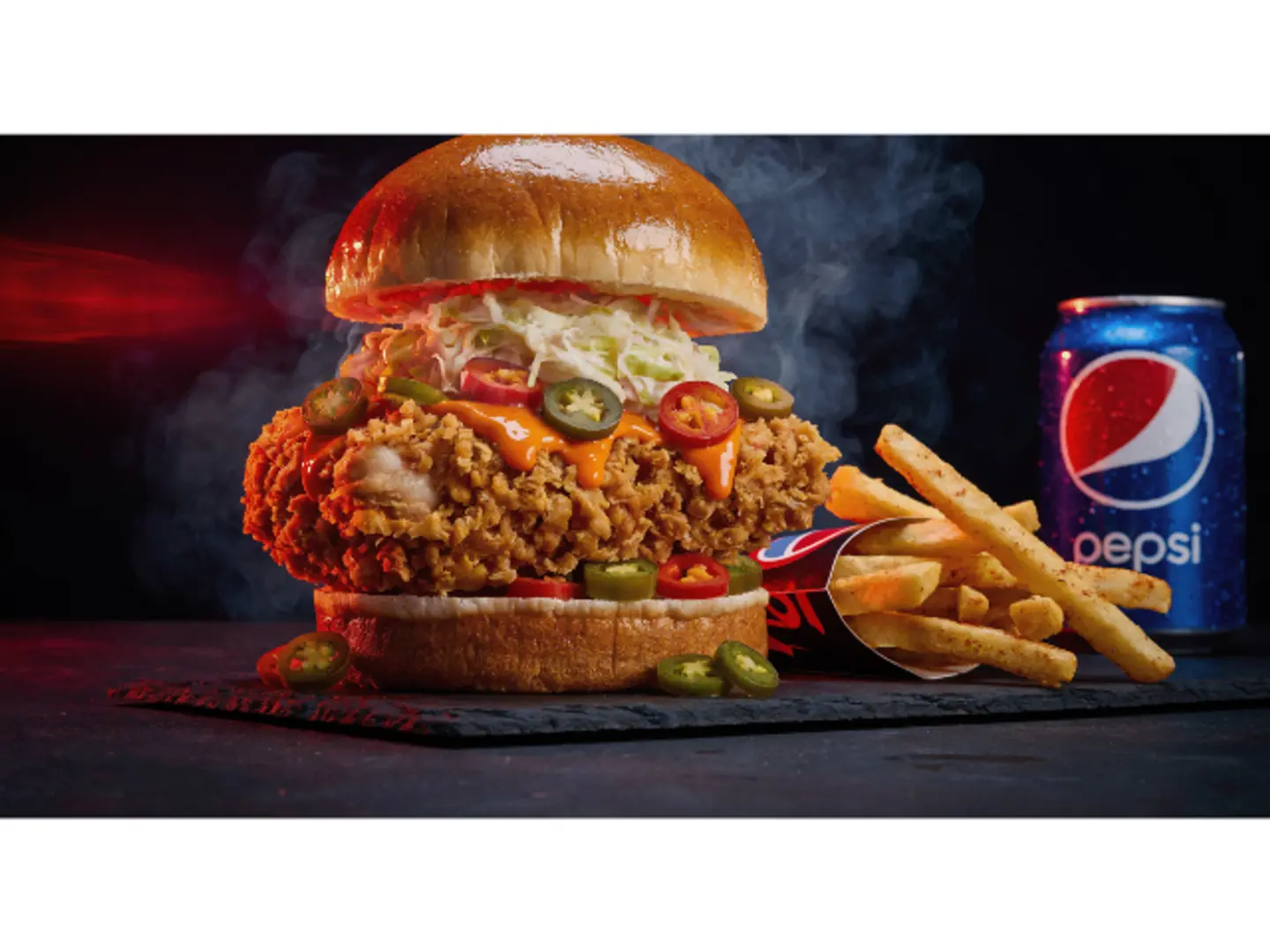 Dynamite Chicken Burger