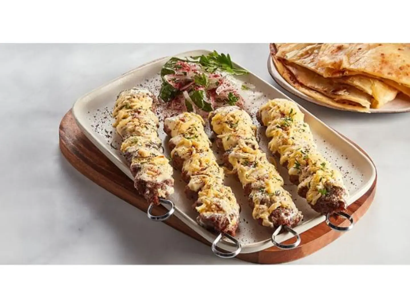 Meat Kebab With Cheese