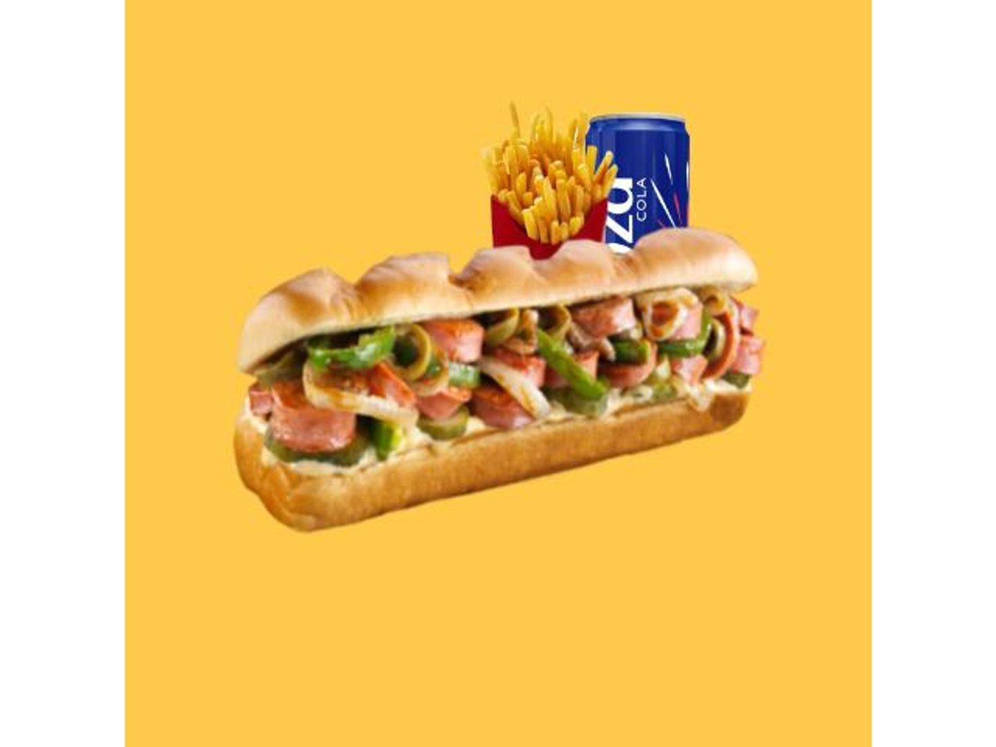 Fajita Hot Dog Combo