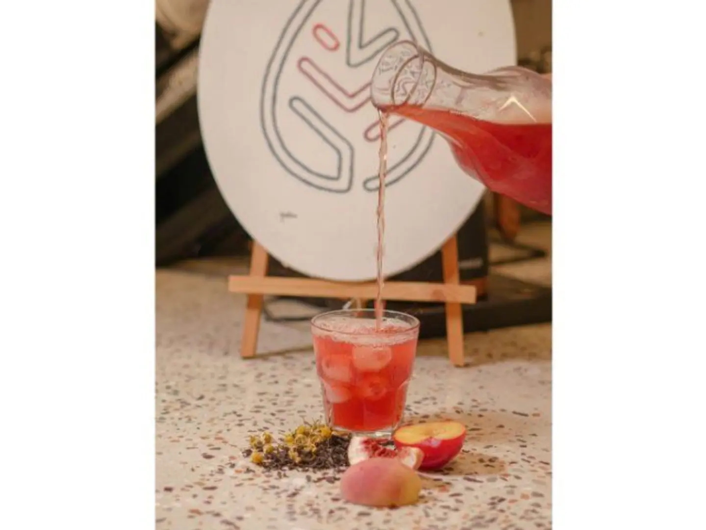 شاي مثلج خوخ