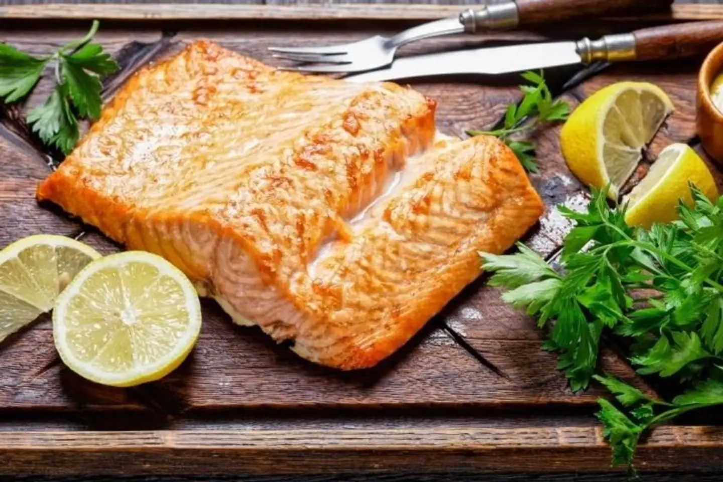 Salmon Plate For One Person