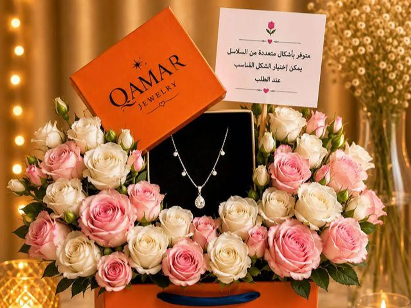 Necklace With A Changeable Flower 10