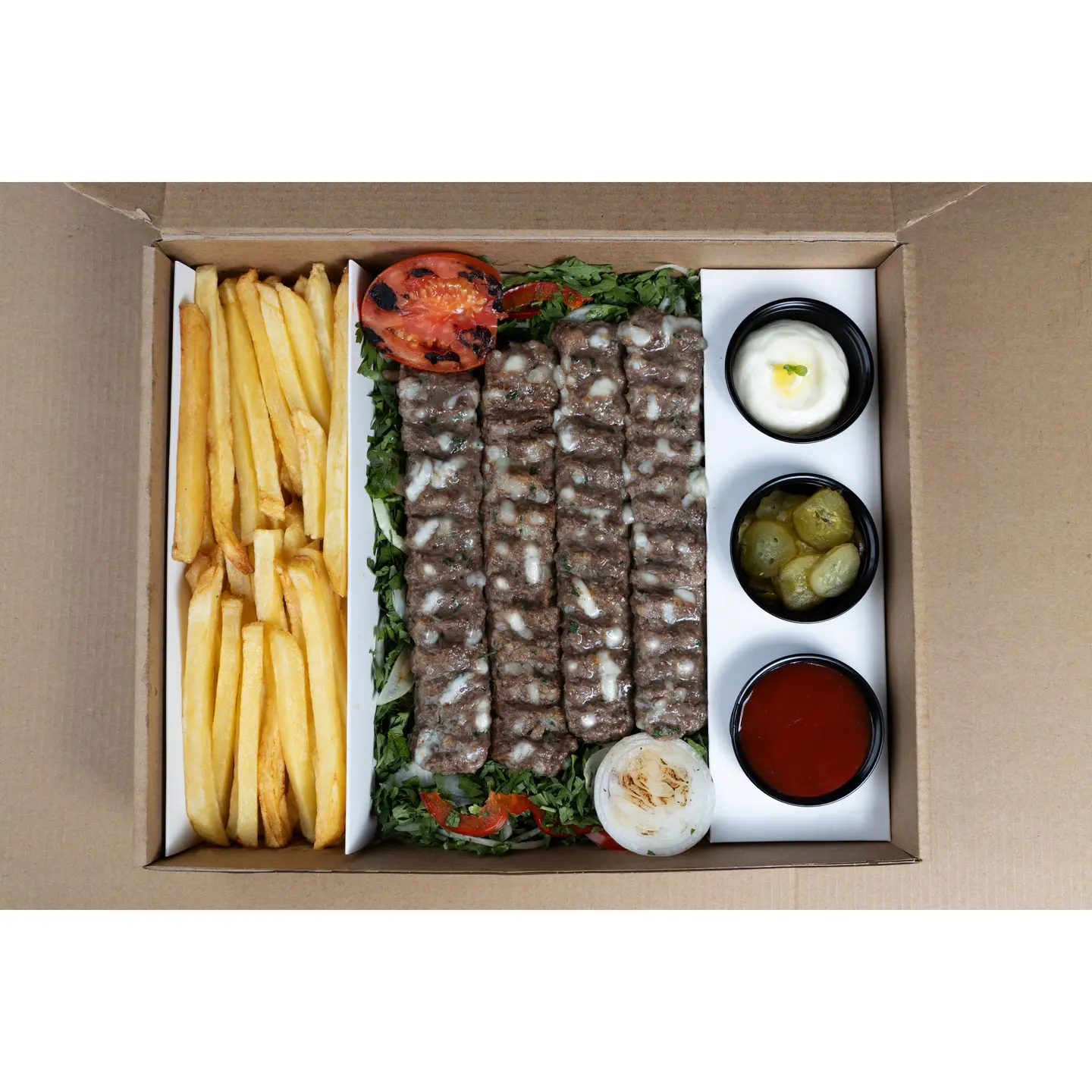 Quarter Kilo Karton Kabab Lahm Chesse