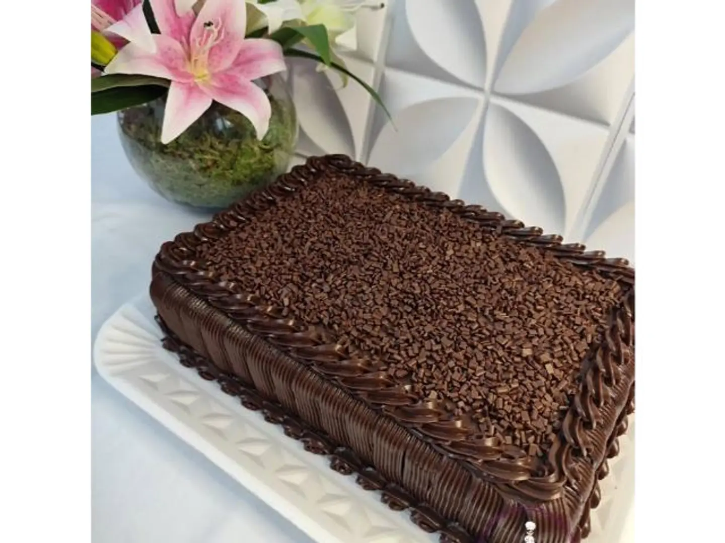 Large Rectangular Cake