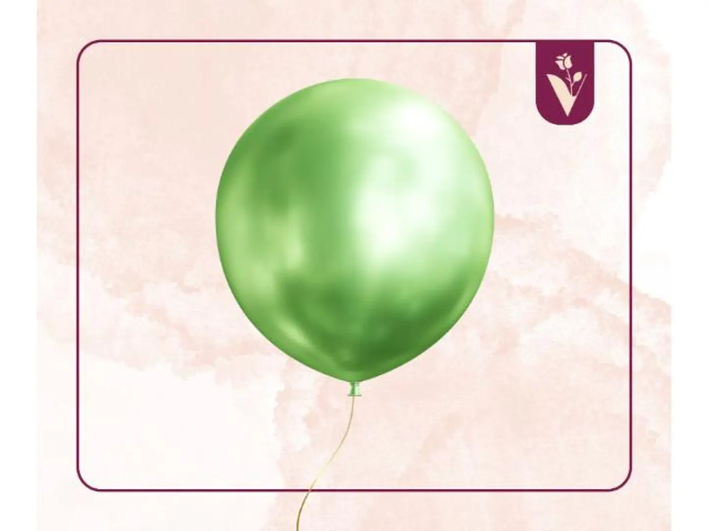 بالونات عادية بالحبة أخضر