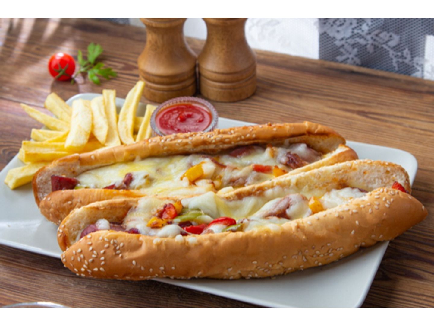 Mexican Sausage Sandwich