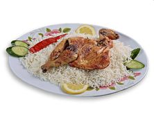نصف حبه دجاج مظبي