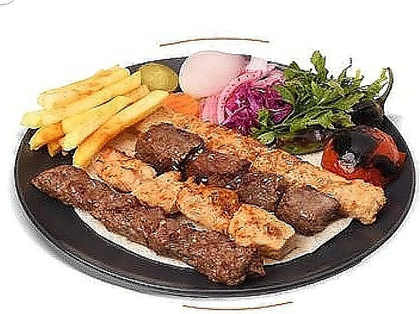 طبق 4 أسياخ مشوي مشكل