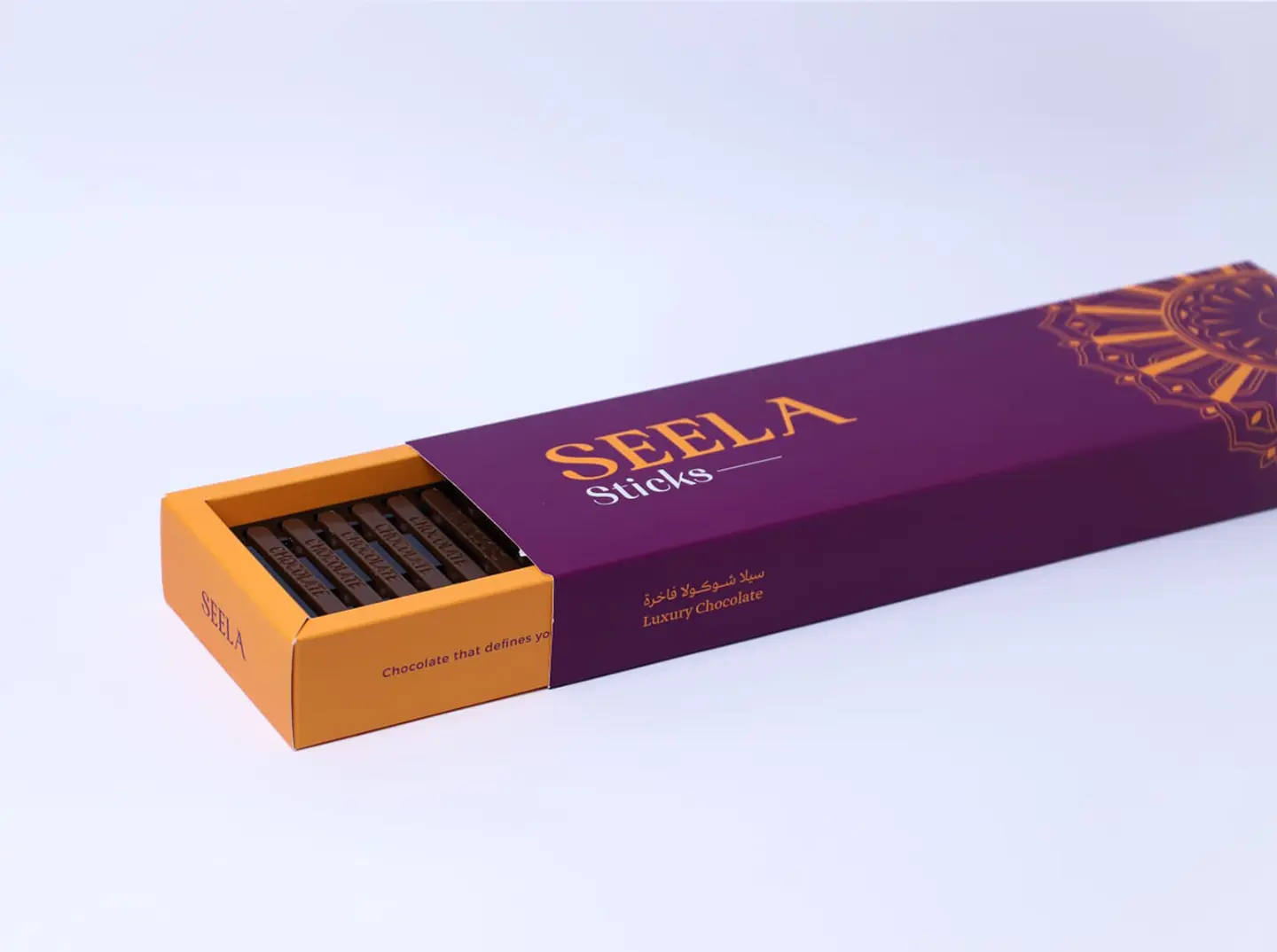 سيلا اعواد - شوكولاته كراميل بندق