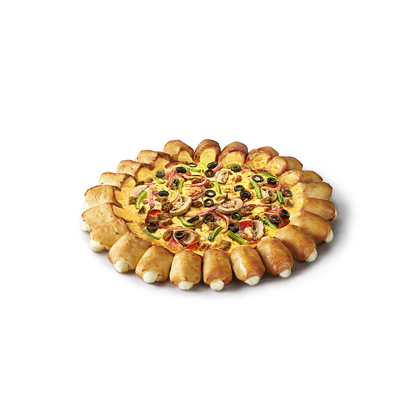 Cheesy Bites Pizza Large - Super Supreme