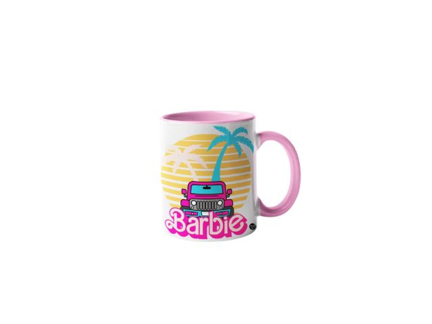 Barbie Car Mug Pink