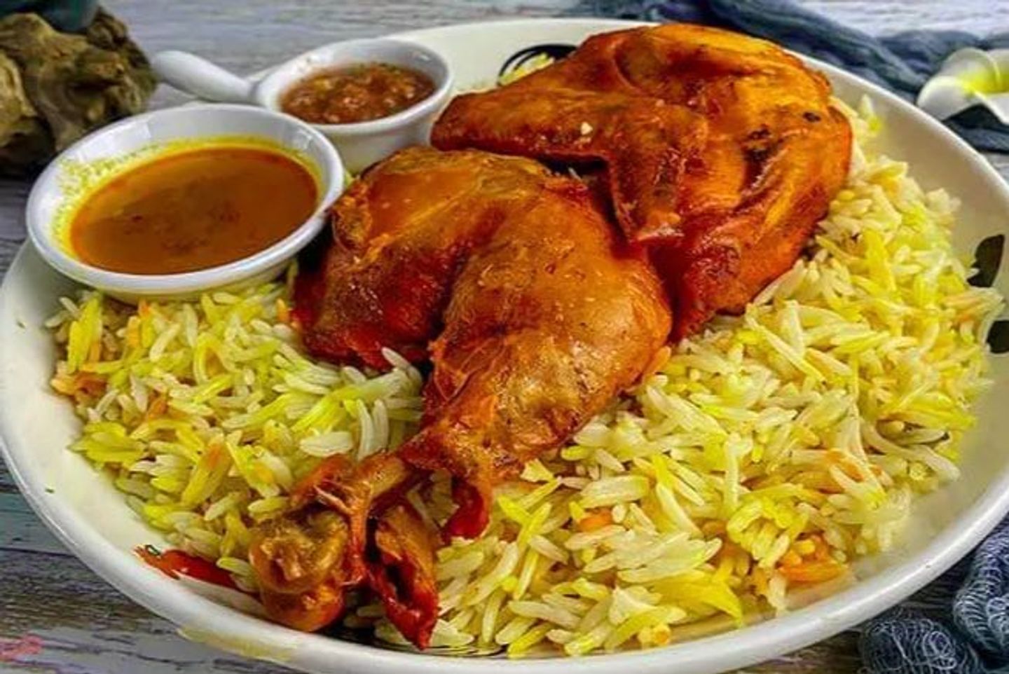 نص حبة مندي