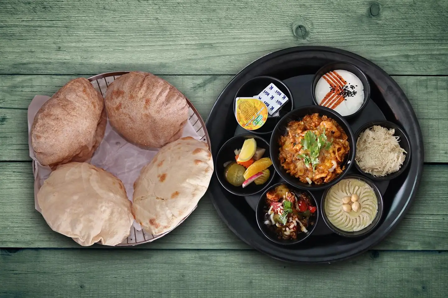 بلاتر العربي مع الدجاج