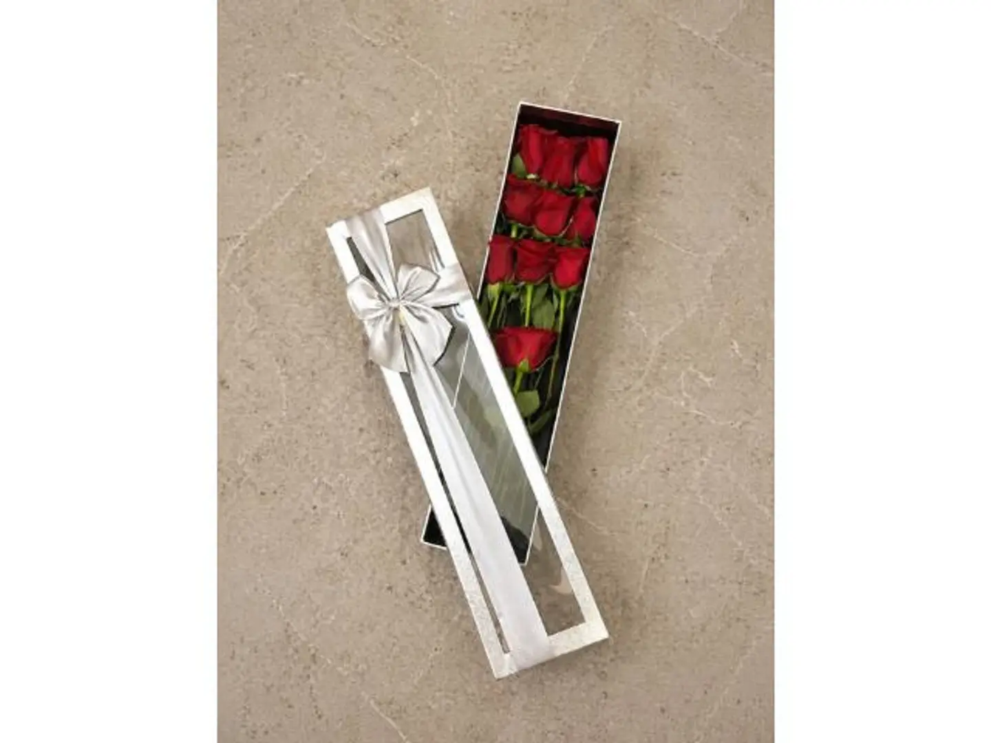 White Flower Box