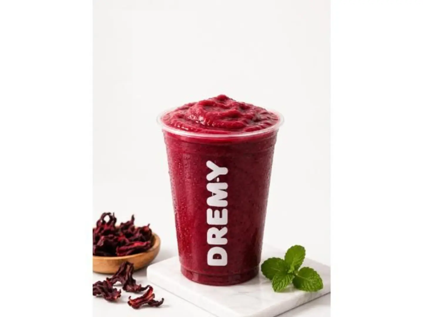 Peach Hibiscus Smoothie
