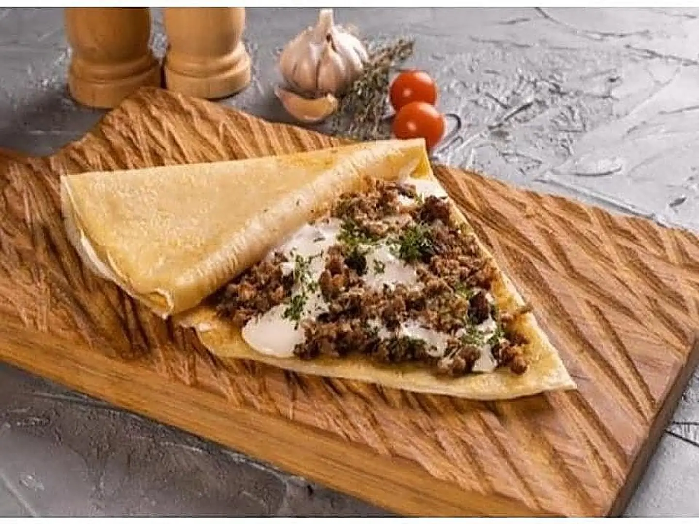 كريب لحم مفروم بلدى