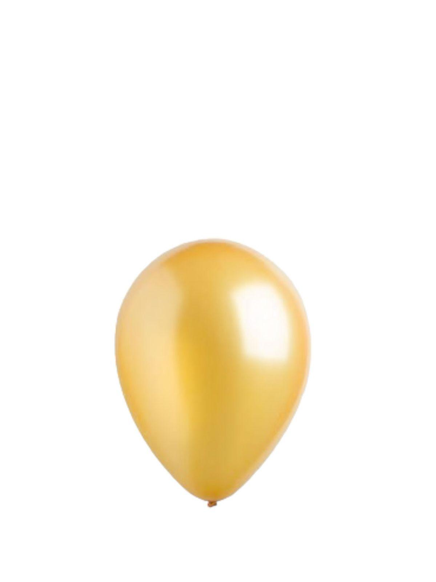 بالونات لاتكس ذهبية