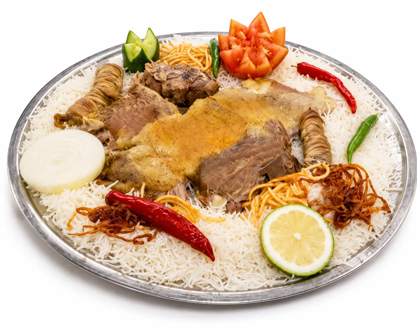 Nafar Lahm Mindi - Shabi Rice