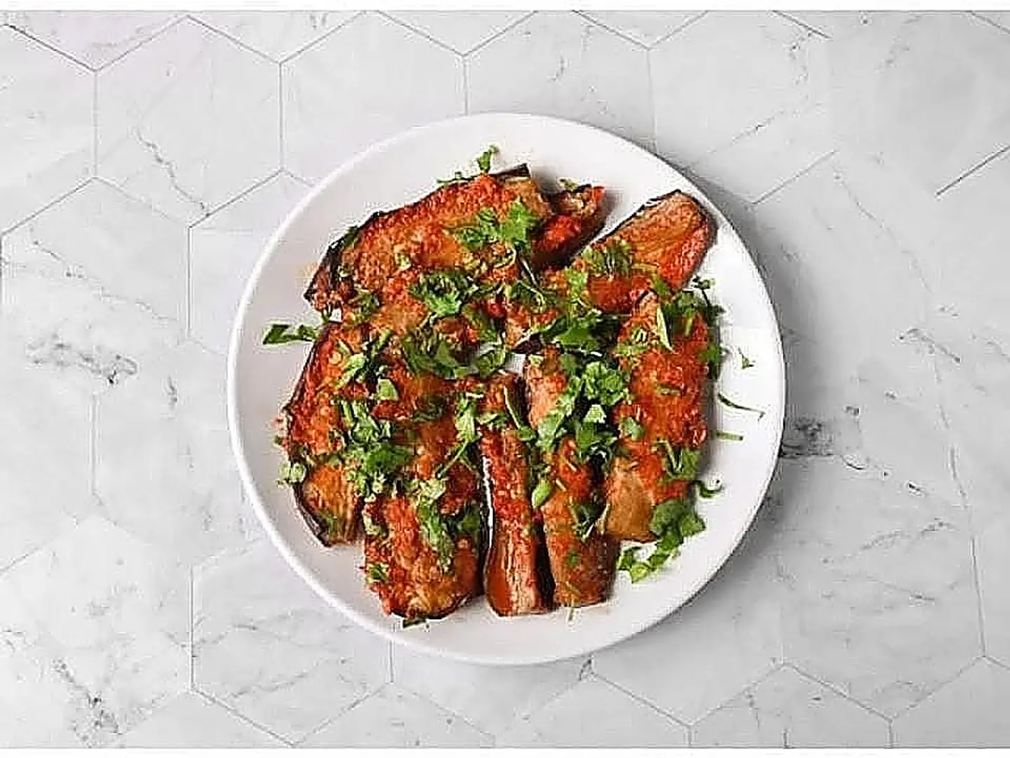 Pickled Eggplant Plate