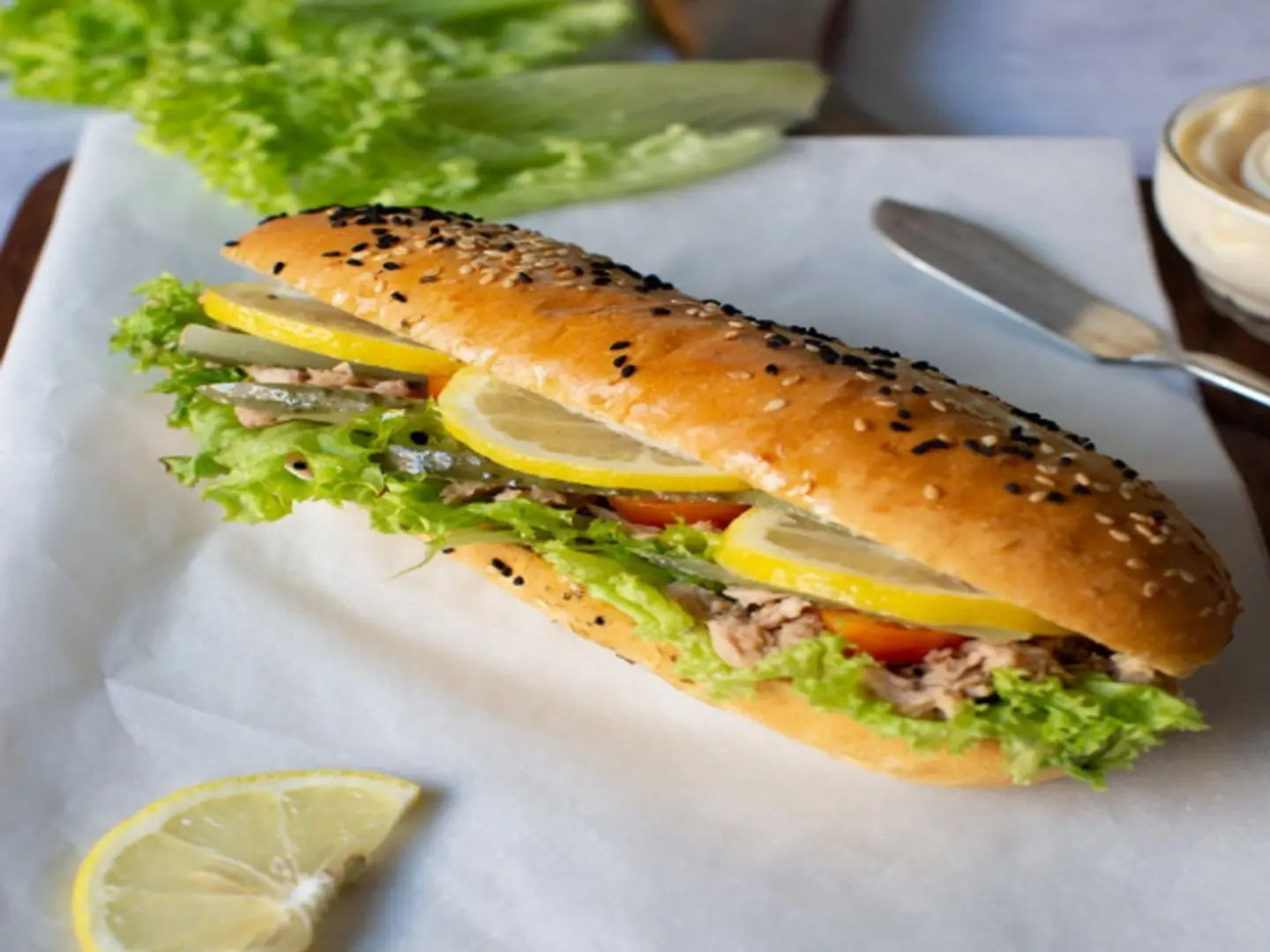 ميني سندوتش تونا