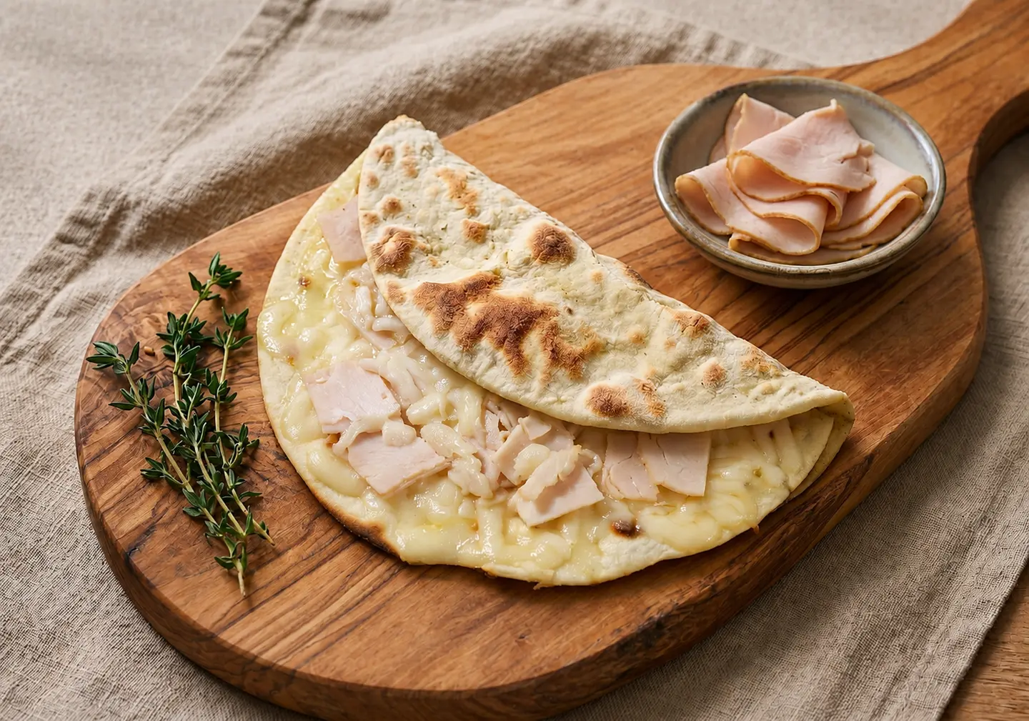 Turkey Cheese Manakish