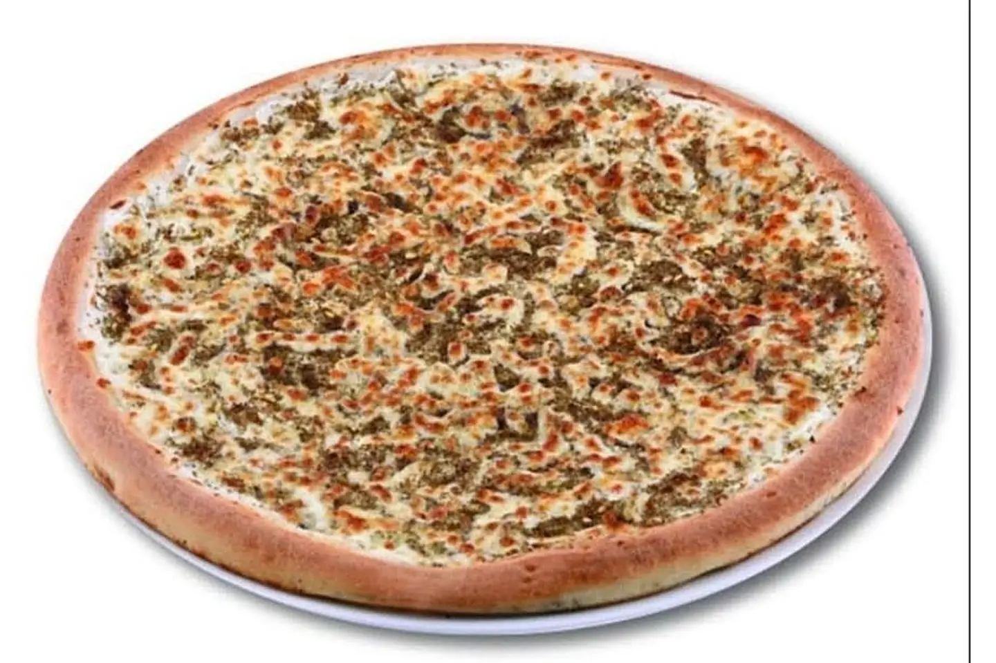 Labneh And Cheese And Thyme Pizza