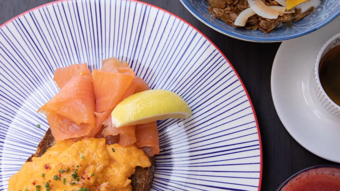 Rumbled Eggs With Smoked Salmon