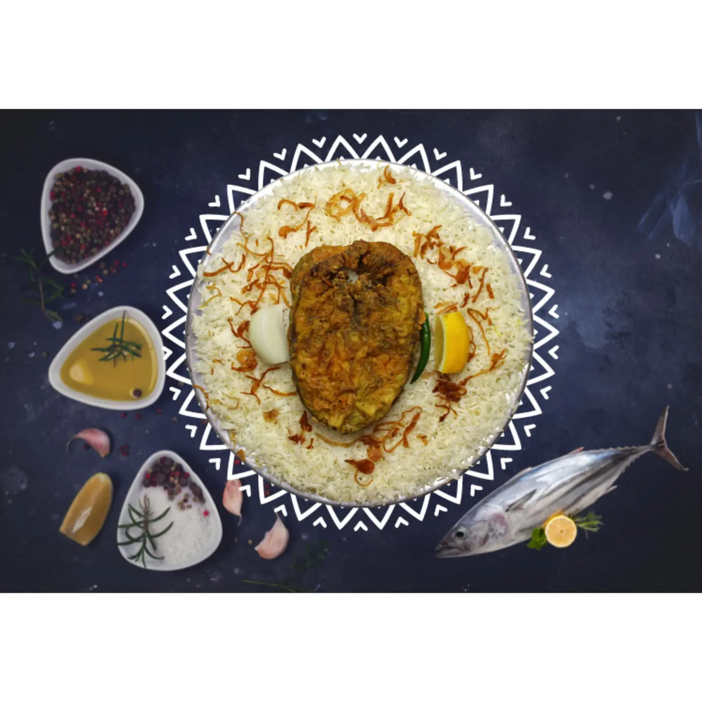 Fried Kingfish Meal - White Rice