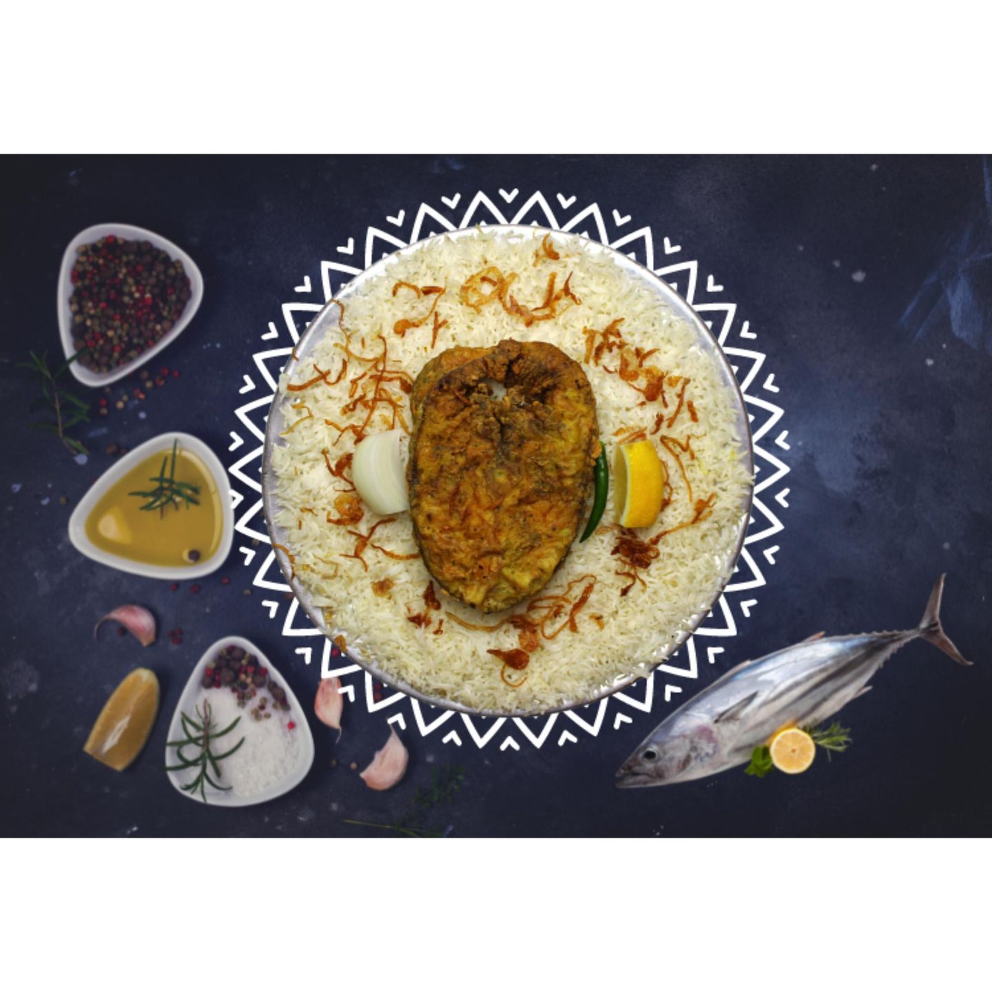 Fried Kingfish Meal - White Rice