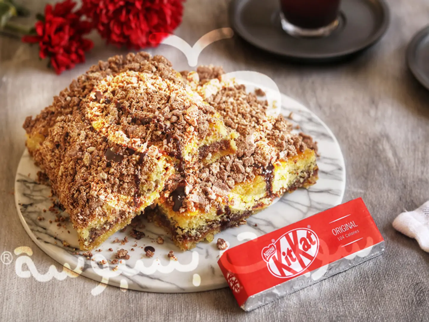 Basbousa With Kinder - 1/4 Kilo