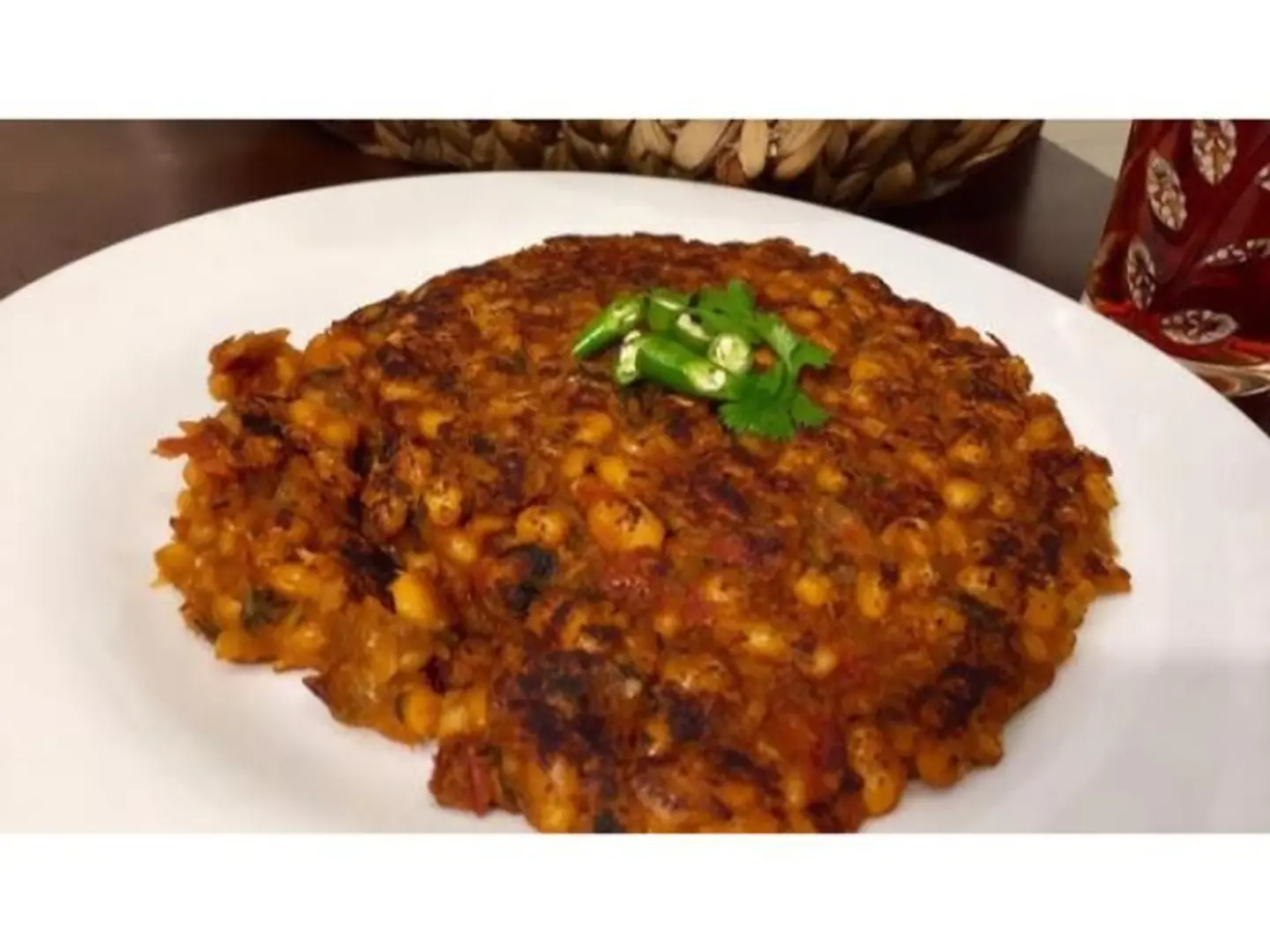 Dry Red Beans With Eggs